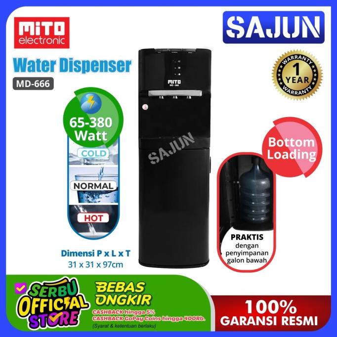 Mito MD-666 Water Dispenser Galon Bawah MD666