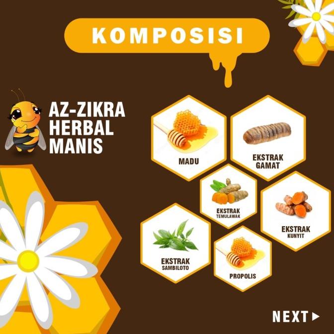 

Madu Azzikra Madu Manis Plus Propolis - Madu Az Zikra Herbal Manis lon06