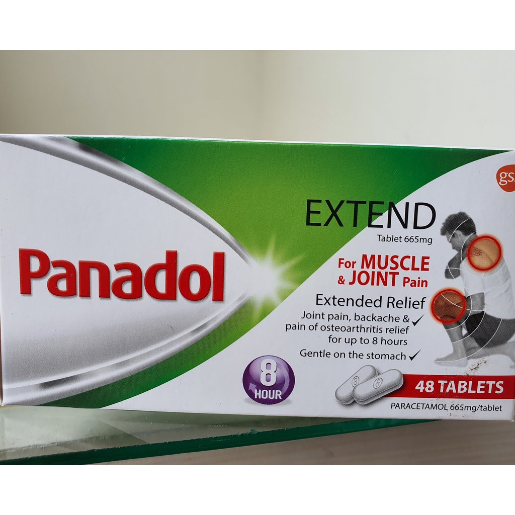 Jamin ORI Panadol Extend tablet 665 mg isi 48 tablet  asli malaysia