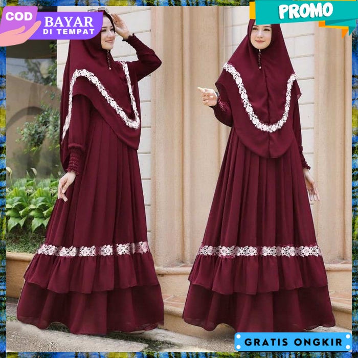 Gamis Pesta Anak Perempuan Murah Baju Gamis Anak Perempuan Remaja Usia Tanggung Pakaian Muslim Anak 