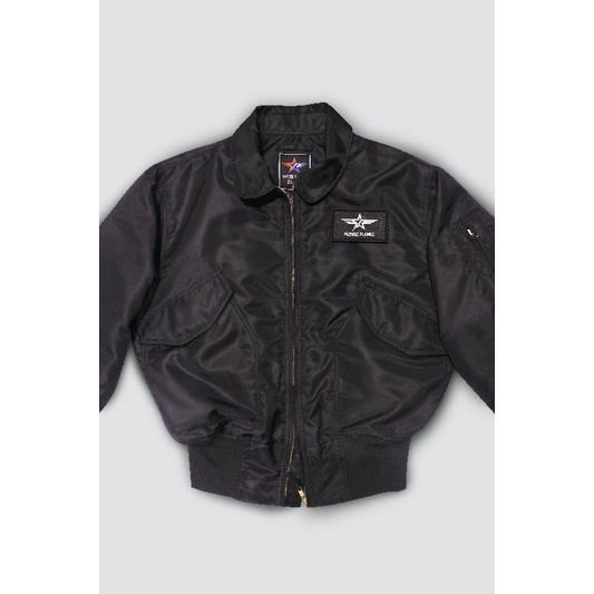 Terbaru Jaket Bomber Pria Pasific Flames Black Hawk Flight Jaket Cwu 45
