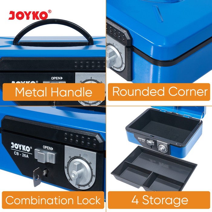 

Cash Box / Kotak Uang / Kotak Kas Joyko CB-26A