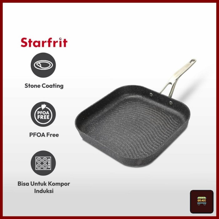 STARFRIT The Rock Grill Pan Wajan Panggang Wave Lines 28 Cm