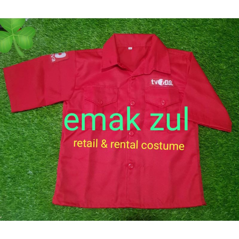 baju profesi reporter tvone wartawan jurnalis karnaval anak