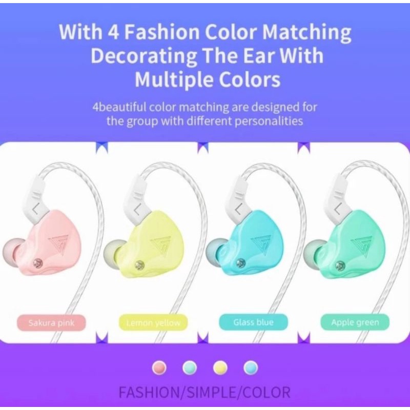 QKZ AK6 X Earphone IEM Headset Gaming Bass