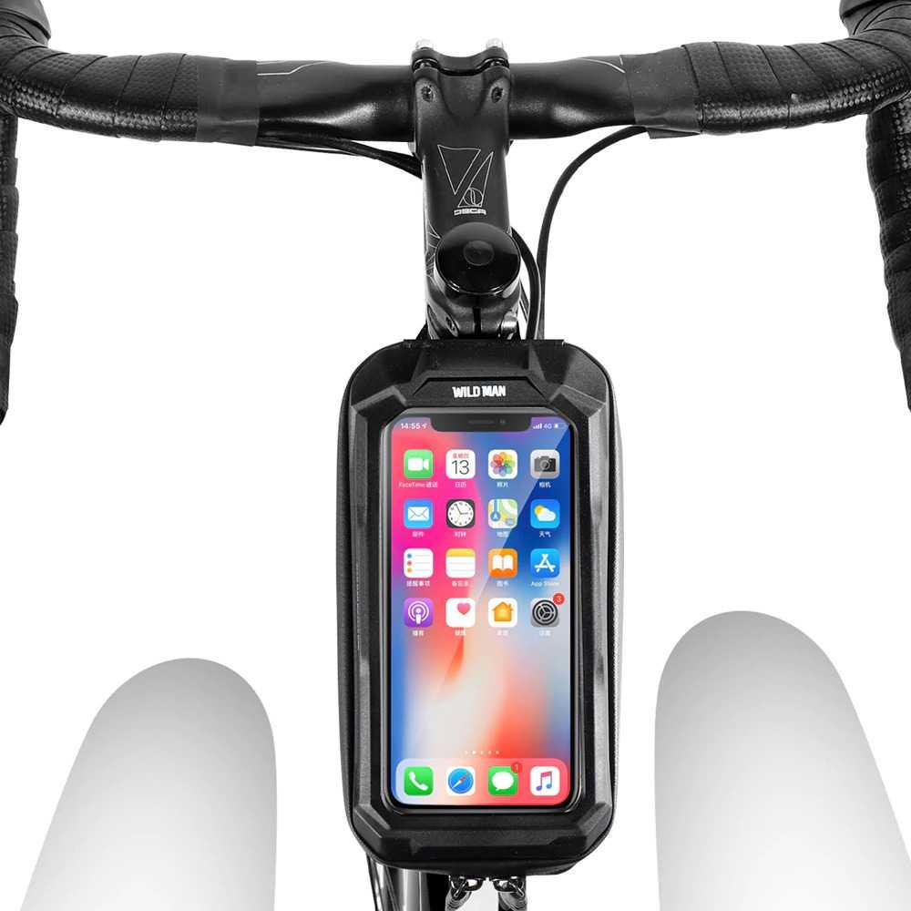 WILD MAN Tas Sepeda Smartphone Case Handlebar Waterproof 1 L - X-2