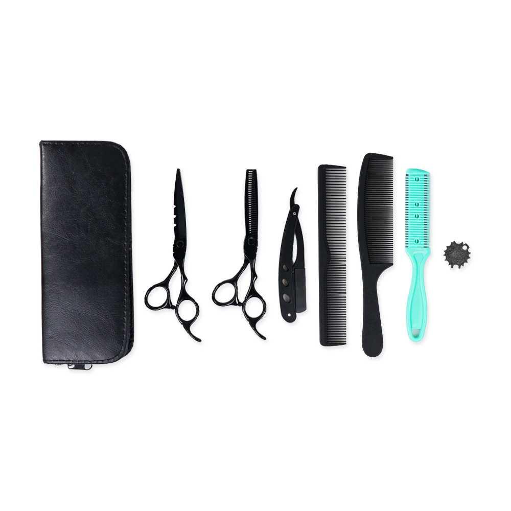 Tony&amp;Guy Gunting Rambut Barber Hairdressing 6Inch 2PCS Comb+Hair Knife 40C