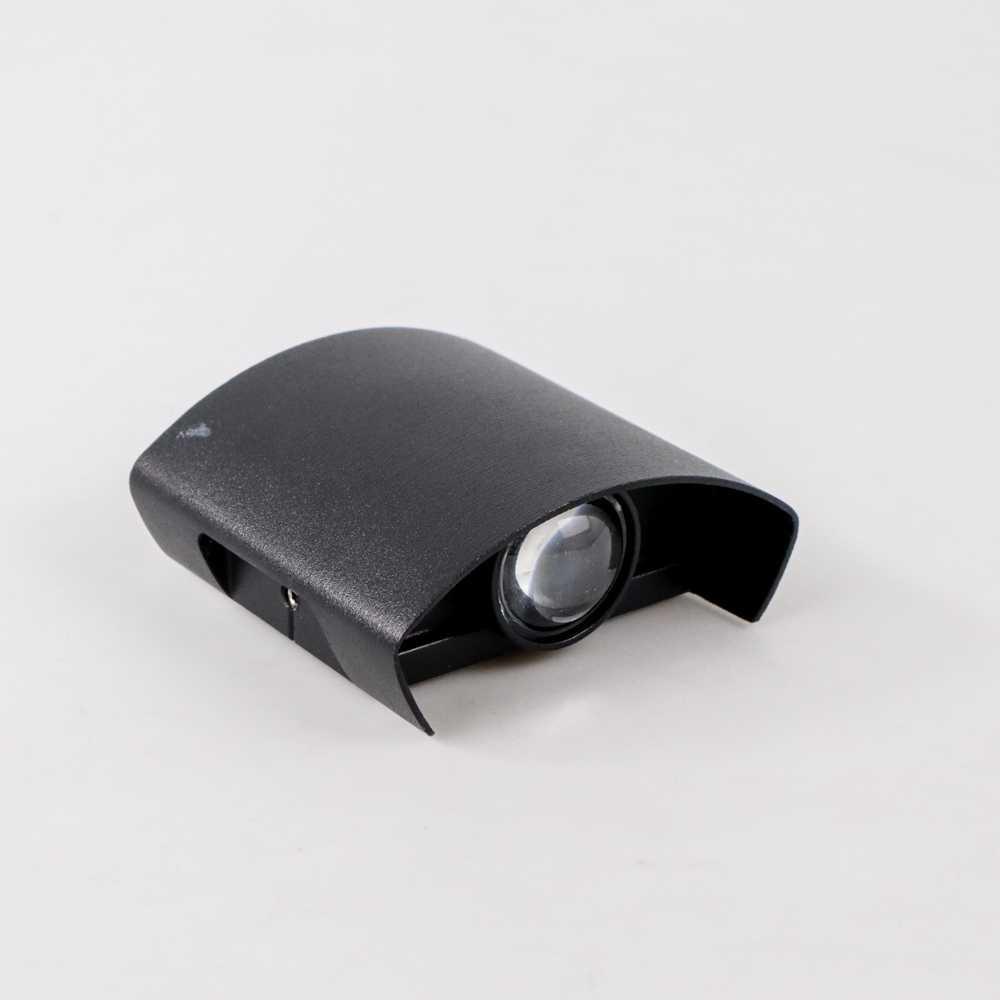 TaffLED Lampu Dinding Hias Outdoor Aluminium 2W 2 LED Warm White L-B15-2