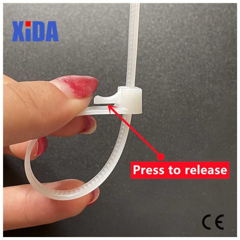 XIDA Kabel Ties Cable Organizer Releasable Reusable 8 x 450 mm 100 PCS L8