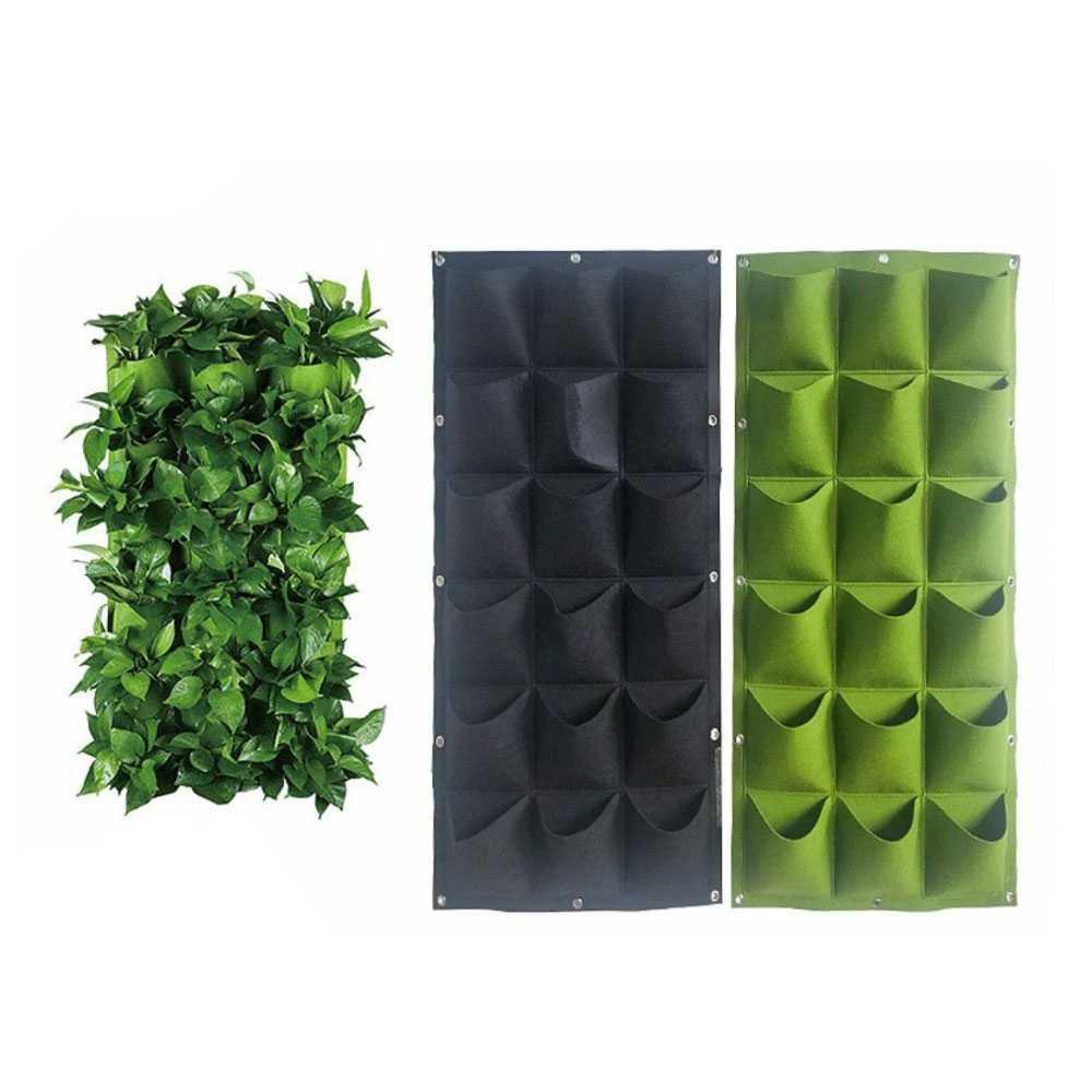 Pot Gantung Bunga Hias Tanaman Vertical Garden 9 Slot - HY001-GR-5