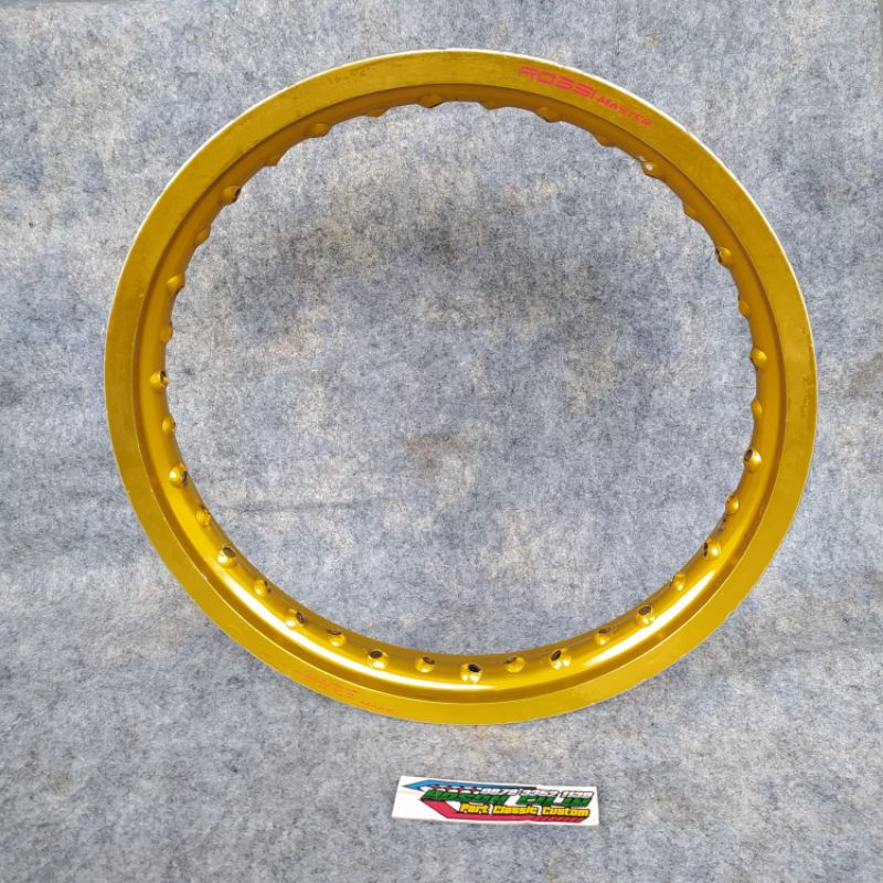 Velk Velg jari jari ring 14 matik ukur 160 roda velg Rossi master warna gold emas