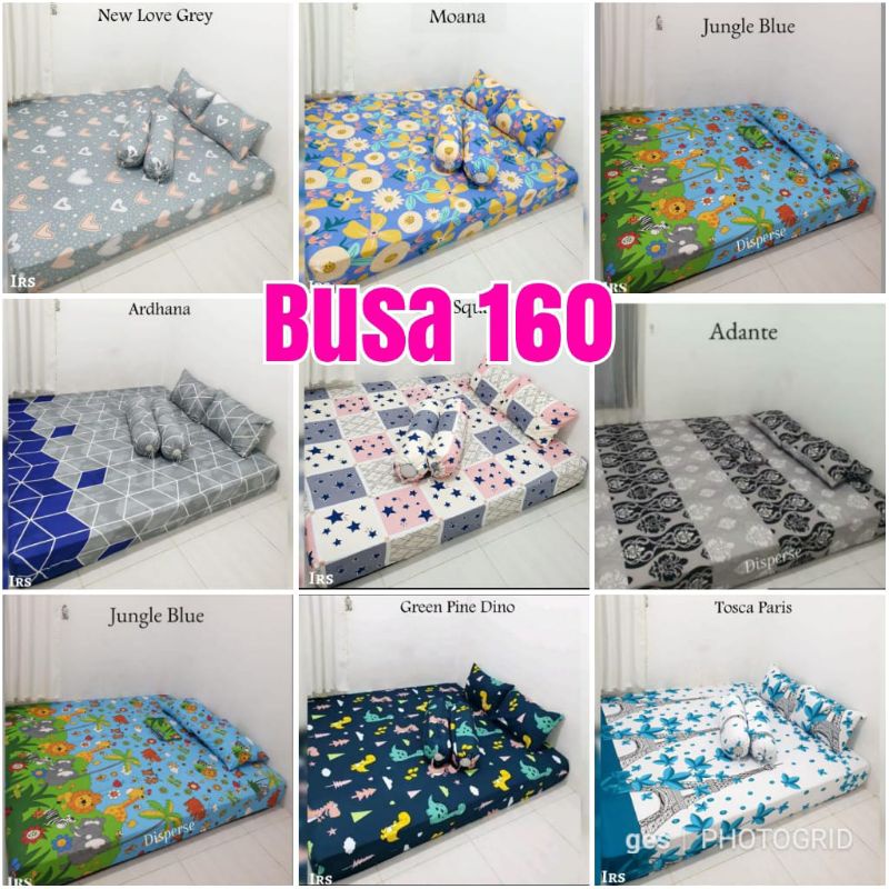 sprei sarung busa/resleting 160x200x20resleting leter 'L'