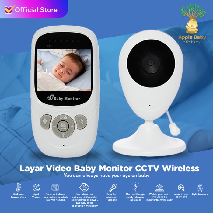 Mon Baby Monitor Cctv Bayi Monitor Bayi Apple Baby