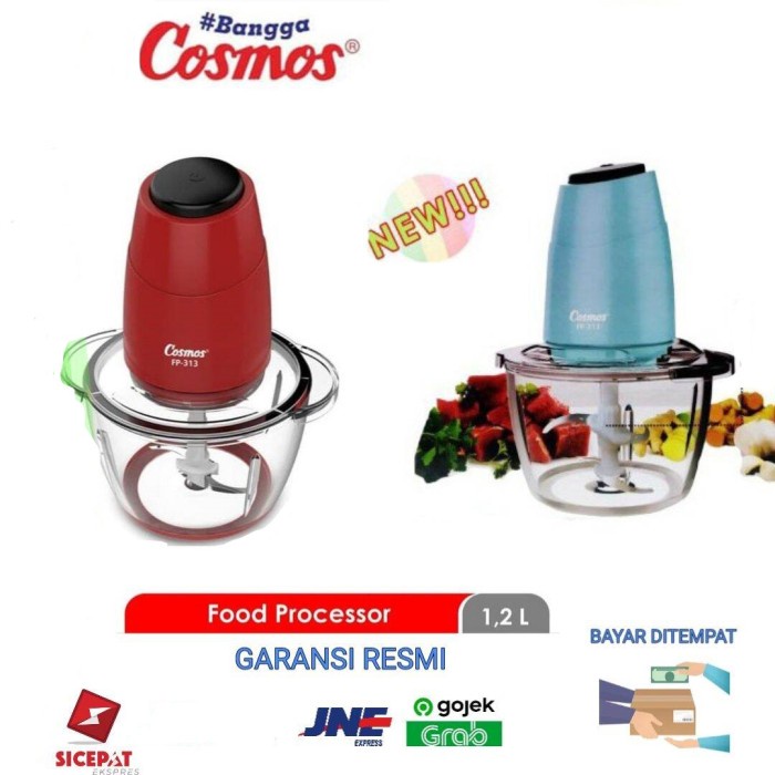 FOOD PROCESSOR CHOPPER COSMOS 1.2L FP-313-PELUMAT DAGING