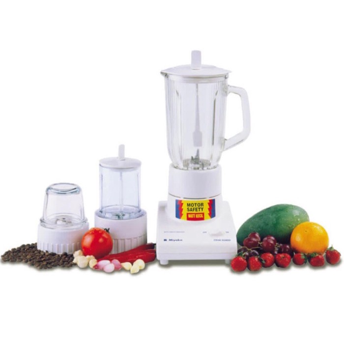 Blender Miyako Beling Kaca 1 Liter 3 in 1. BL 102 GS