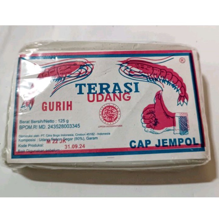 

Terasi Udang 125Gr Cap Jempol Oleh Oleh Khas Cirebon