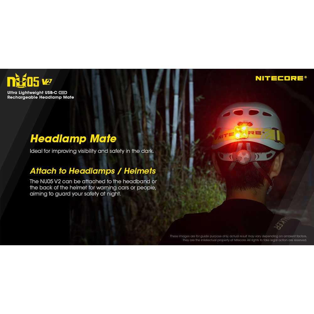 NITECORE Lightweight Headlamp Mate 40 Lumens Standard Version NU05 V2 Rumah Rumah Taffled Headlamp Taffled Headlamp Senter Kepala Lubby Senter Kepala Lubby Senter Lubby Senter Lubby Senter Kepala Headlamp Senter Kepala Headlamp Lampu Kepala Dony Lampu Kep