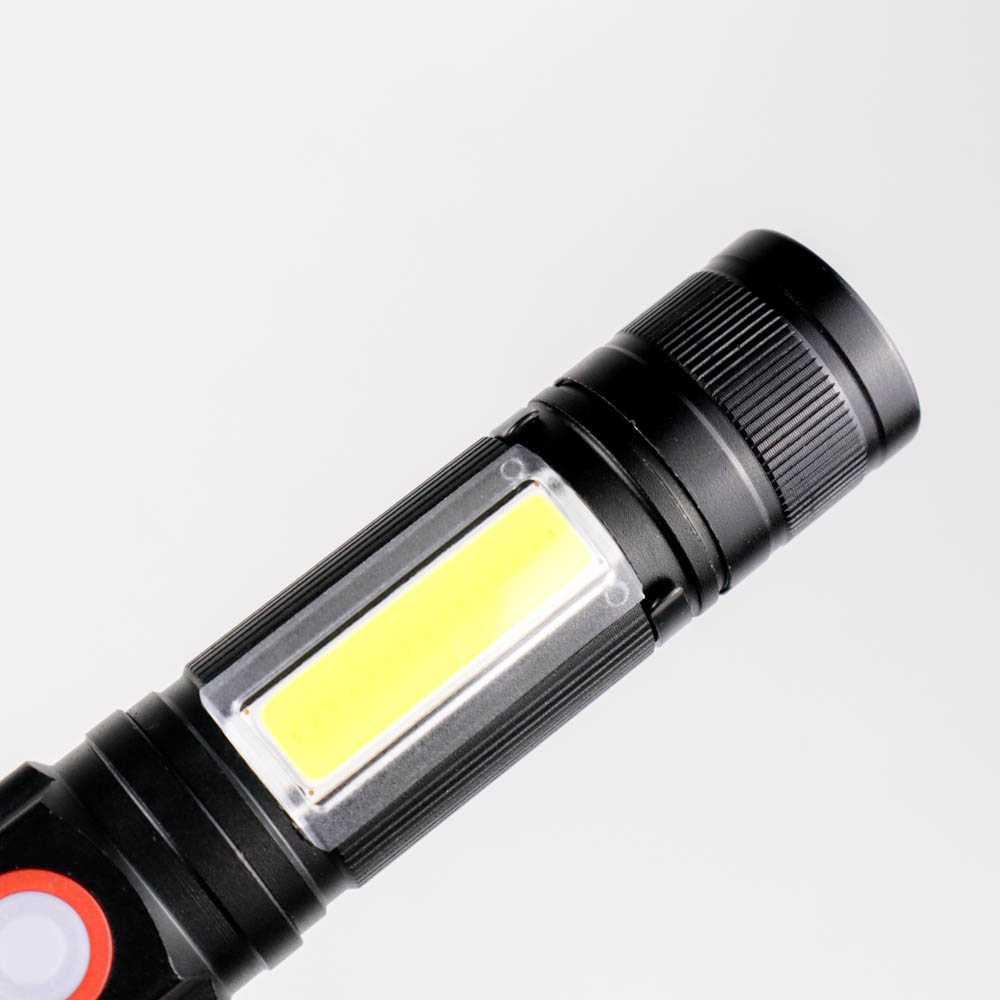 Senter LED Rechargeable XML T6 + COB - P2 Senter Led Super Terang Senter Kepala Super Terang Senter Super Terang Laser Jarak Jauh Senter Mini Senter Cas Senter Swat Senter Kepala Luby Senter Kepala Dony Lampu Senter Kepala Senter Police