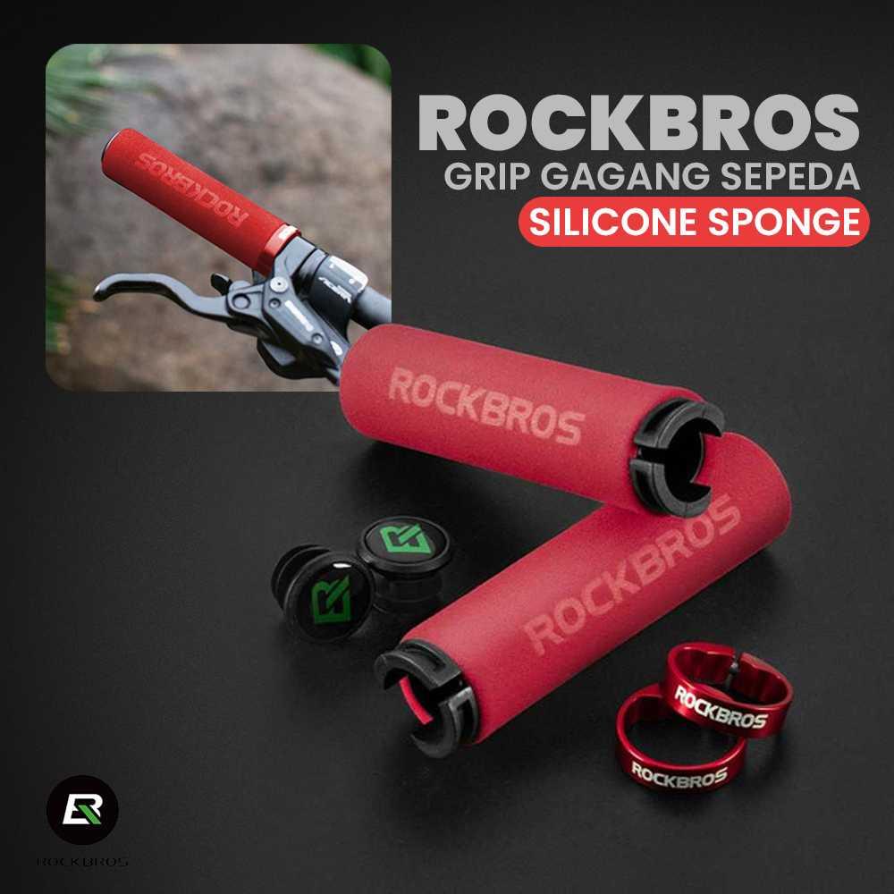 Rockbros Grip Gagang Sepeda Handlebar Silicone Sponge - BT1001