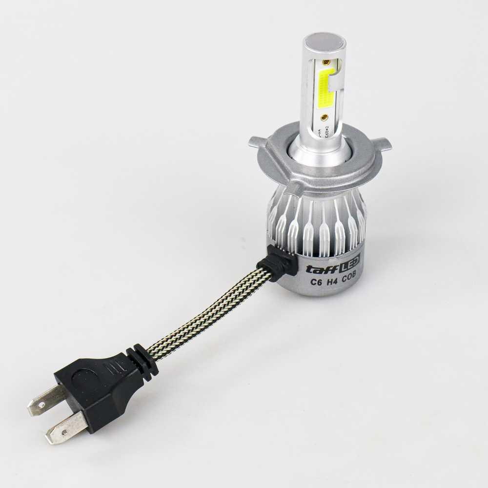 TaffLED Lampu Mobil Headlight LED H4 COB 2 PCS - C6