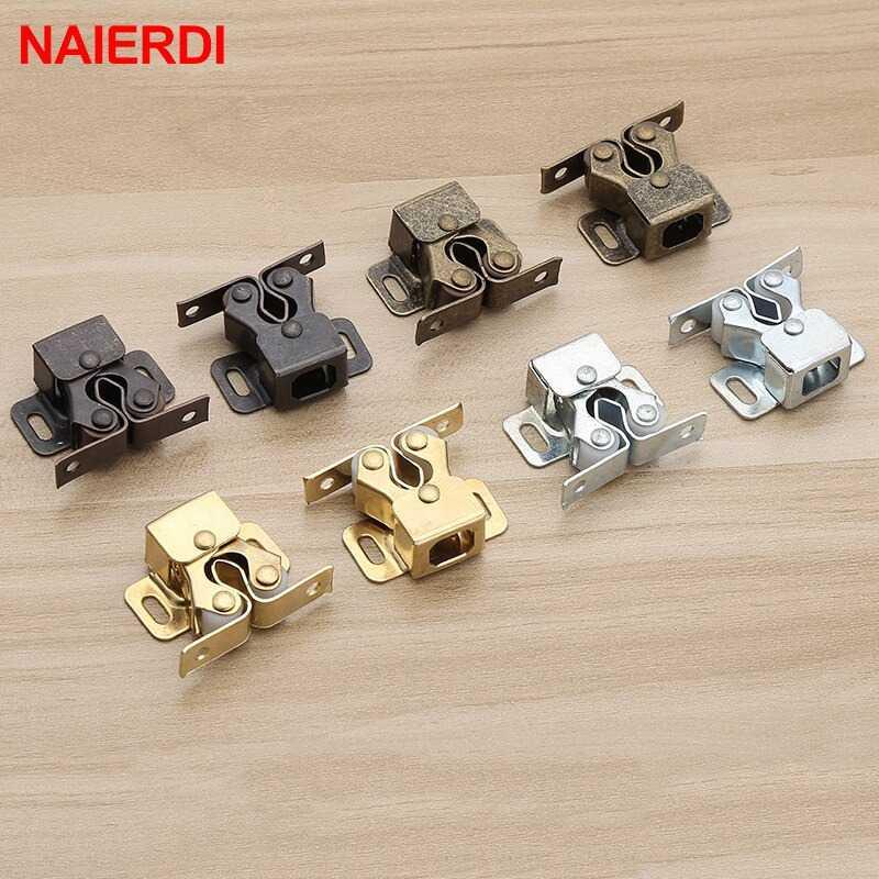 NAIERDI Damper Penahan Pintu Lemari Door Stop Catches 2 PCS - FA-01 Lemari Pintu Kamar Mandi Aksesoris Mobil Magnet Lemari Sliding Penahan Pintu Penutup Pintu Otomatis Door Stopper Penahan Pintu Rumah Penahan Pintu Magnet Penahan Pintu Mobil