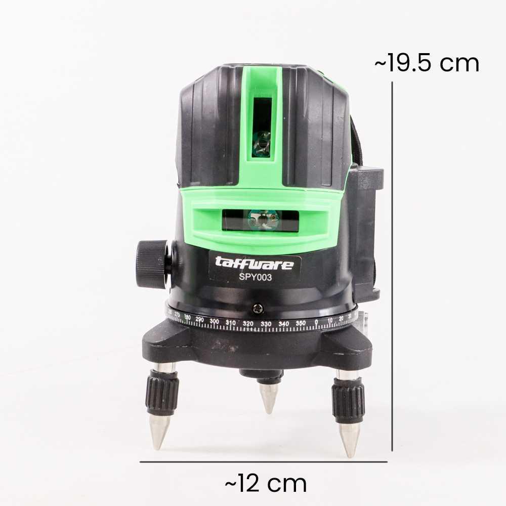 Taffware Self Leveling Projector Green Laser 2 Line PY003