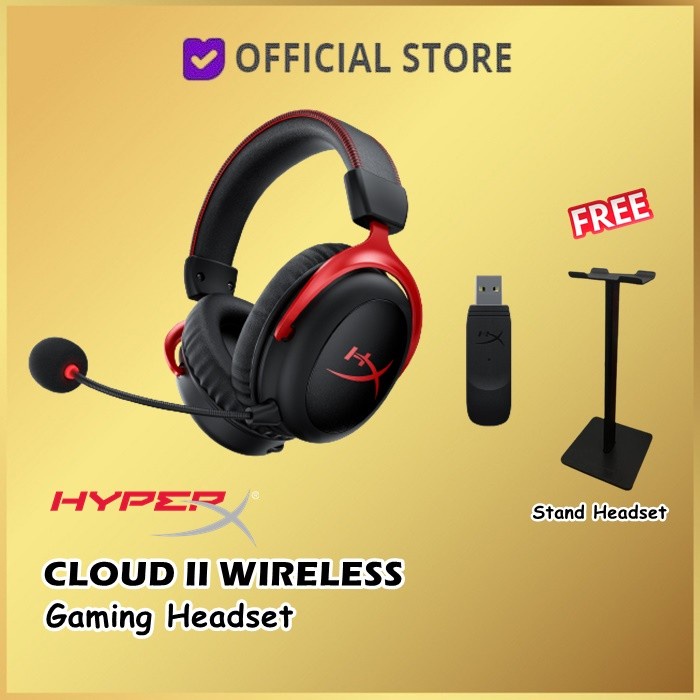 QRS0X-65 HyperX Cloud II Wireless 7.1 Surround Sound Gaming Headset Cloud 2