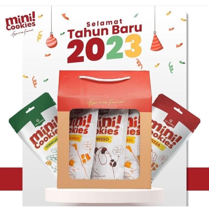 

Hampers Ina cookies pouch free kartu ucapan