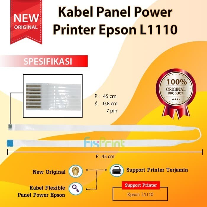 Kabel Flexible Panel Power Printer Epson L1110 Printer L-1110 Sae
