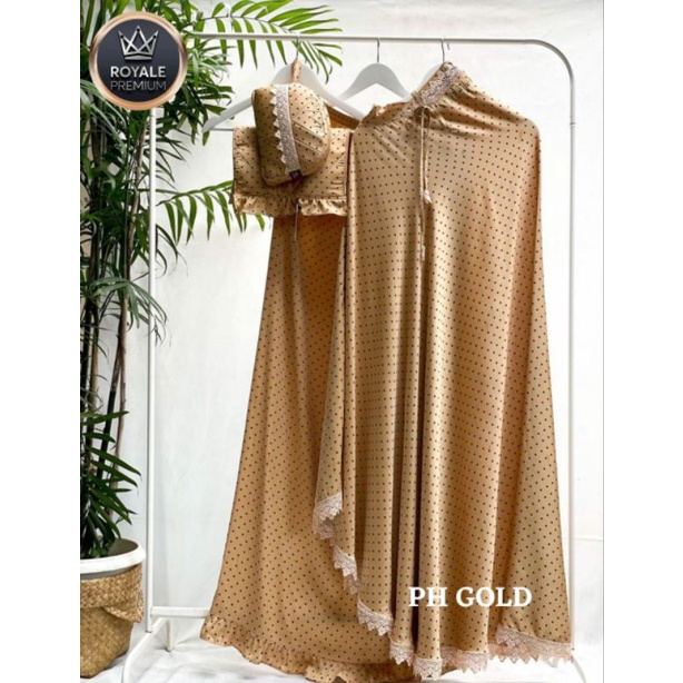 Mukena Silk Premium Polkadot