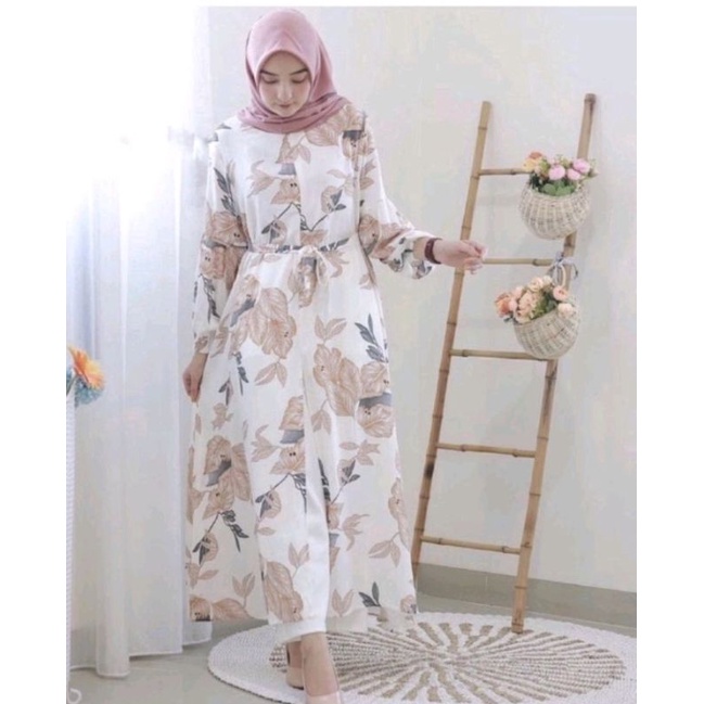 GAMIS LIONA BELT BUSUI BUMIL DRESS