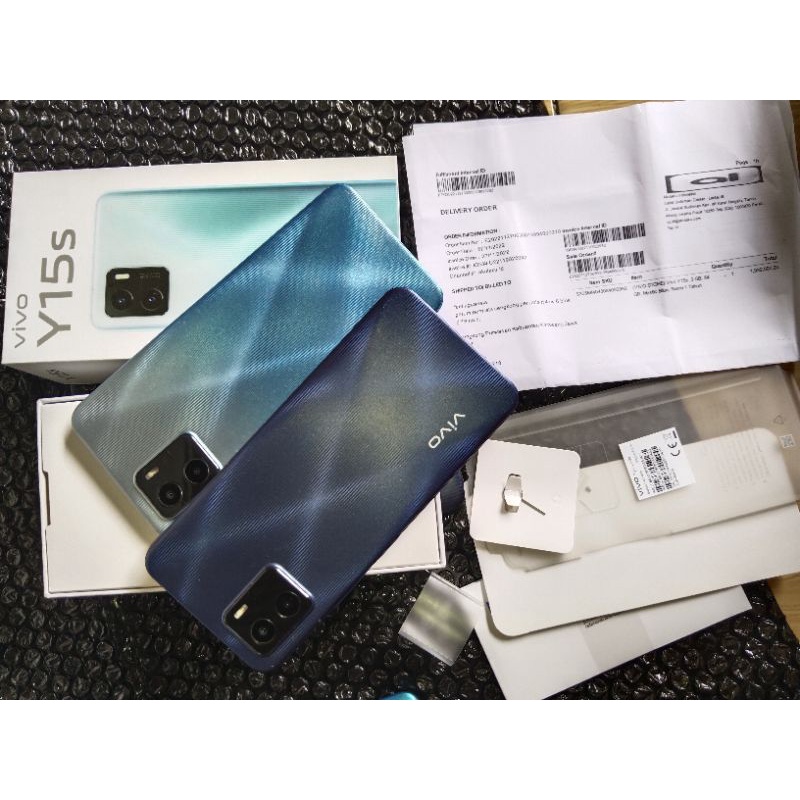 Vivo Y15S Ram 3/64 fulset nominus second garansi 7 hari original segel pabrik