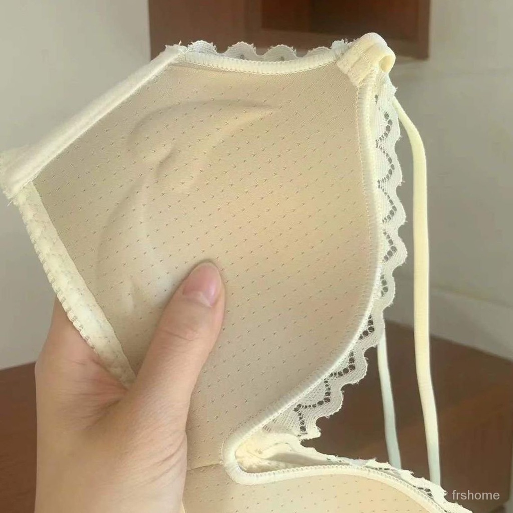 Bra set lingerie sexy Set Bra Eksplosif Pengumpul bra tanpa kawat Payudara Kecil Lingerie