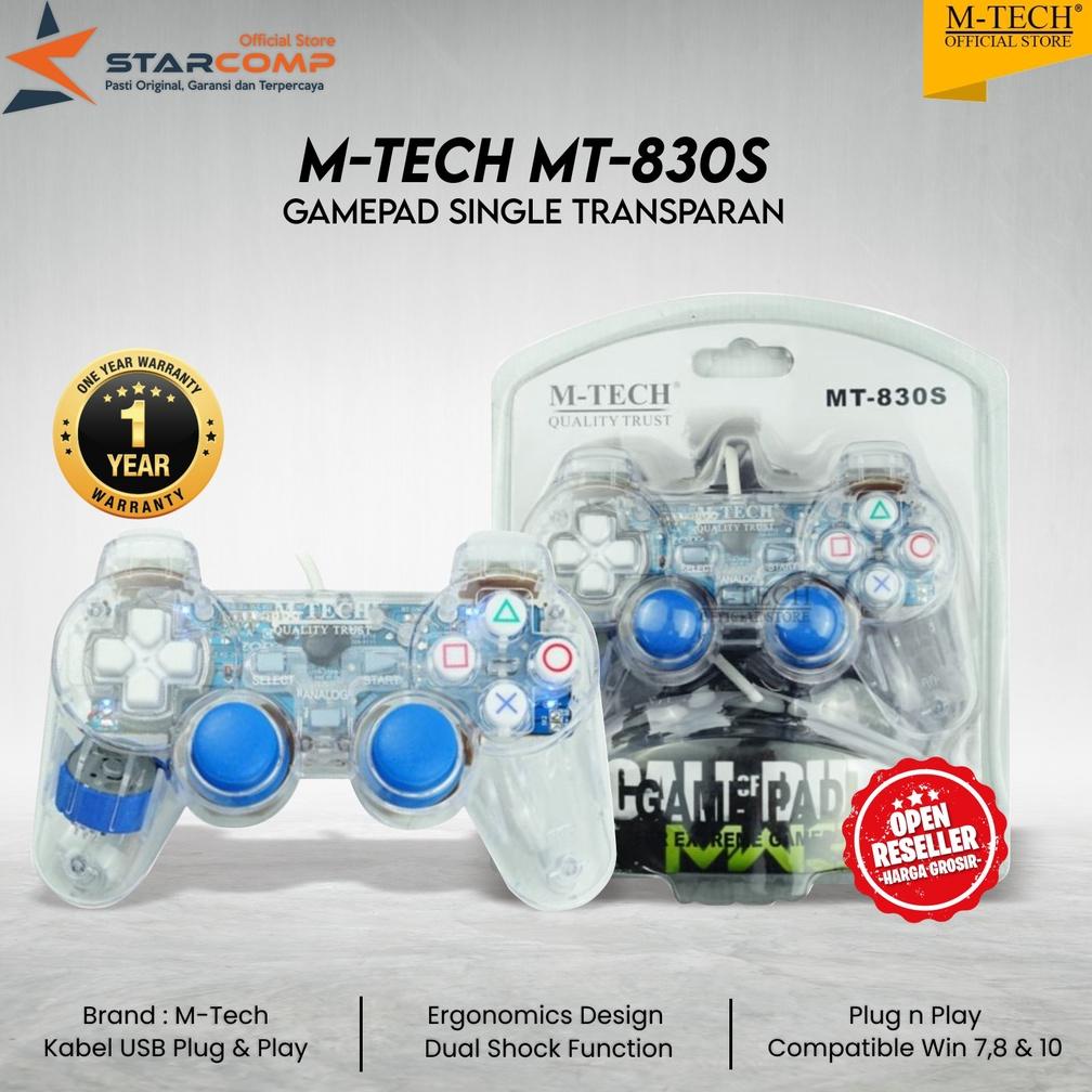 Gamepad Single Transparan M-TECH MT-830S