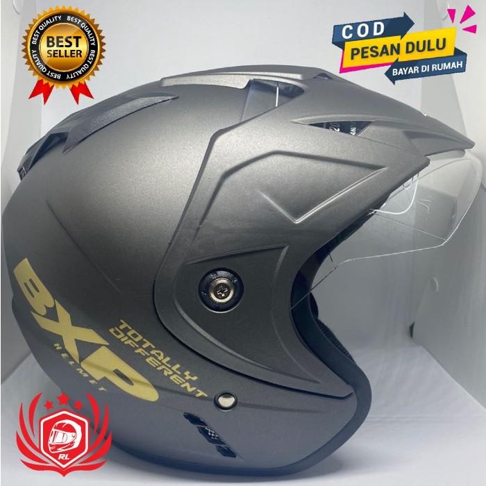 HELMET SNI JP7 BXP GREY DOFF MURAH SNI ORIGINAL