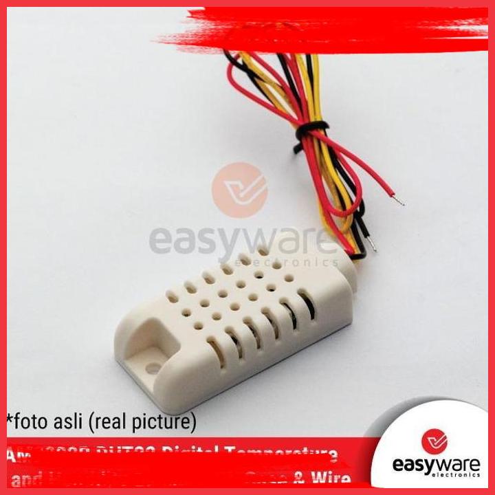 (EASY) DHT22 DHT-22 AM2302 HUMIDITY & TEMPERATURE WITH CASE WIRED SENSOR SUHU