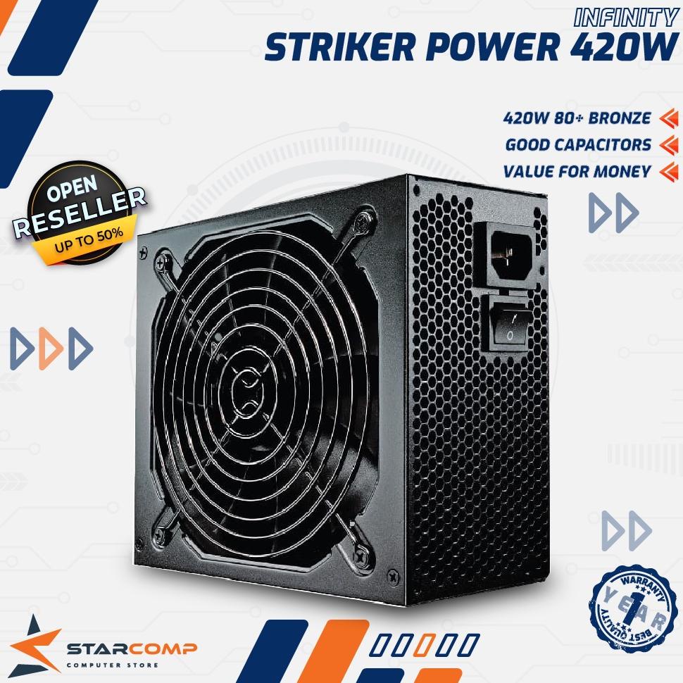 Infinity Striker Power 420W 80+ Bronze Power Supply PC