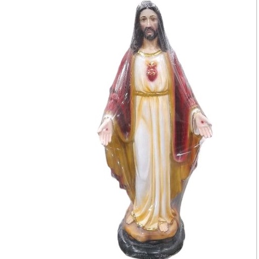 Patung Yesus Tangan Terbuka Hati kudus 40CM