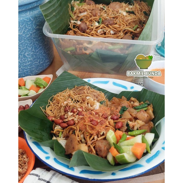 

MIE BASKOM KWETIAU BIHUN JADUL VEGAN VEGETARIAN BAKMIE BUNDA