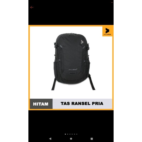 Tas Ransel Pria Backpack merk Kalibre Verquinox Original