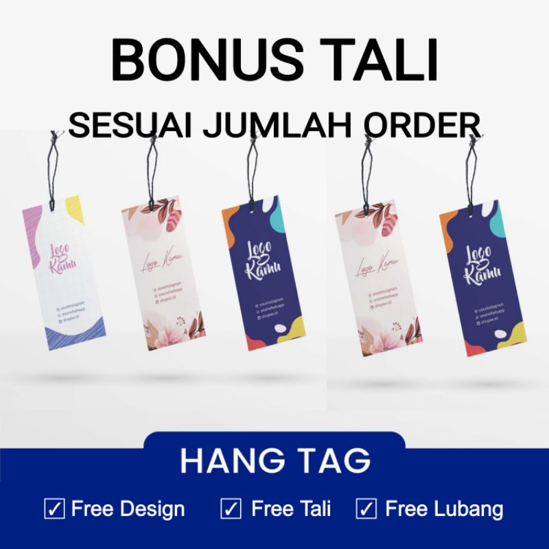 

Hang Tag Baju (FREE TEMPLATE DESIGN) - Label Baju - Cetak Hangtag Baju - Label Merek - Hang Tag custom Label Hang Tag custom label hijab custom hangtag handtag hantag handstag hentek price tag lebel merek baju label baju