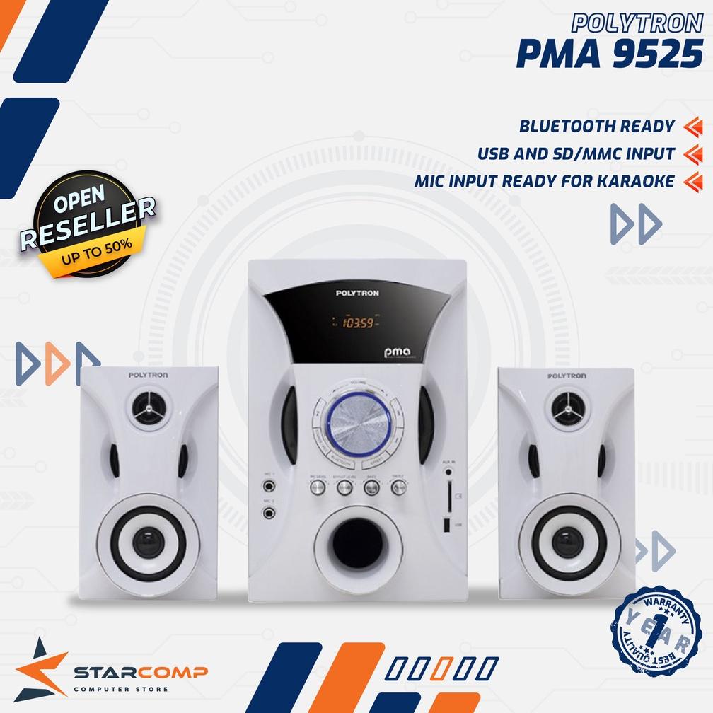 POLYTRON Multimedia Speaker PMA 9525 Bluetooth Karaoke PMA9525