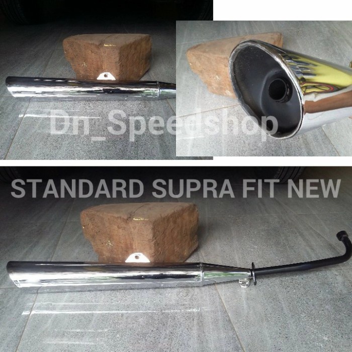 Knalpot Standar Supra Fit