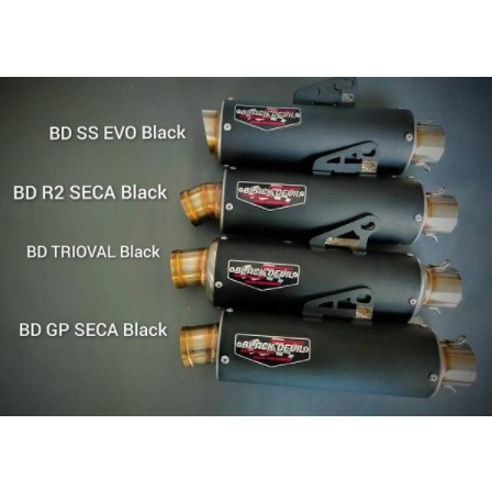 Knalpot Black Devil Black Series