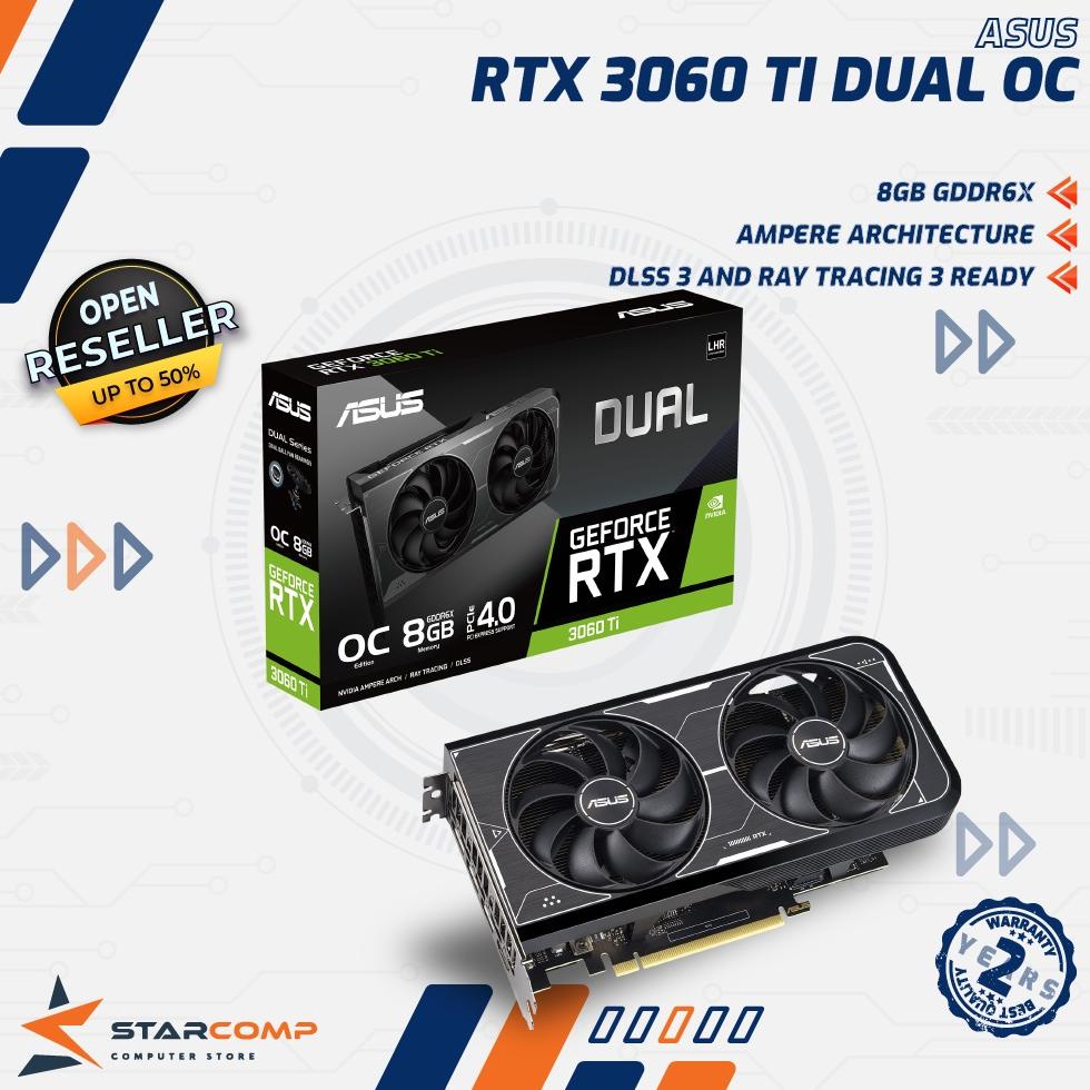 ASUS GeForce RTX 3060 Ti DUAL OC 8GB GDDR6X VGA RTX3060Ti 8G