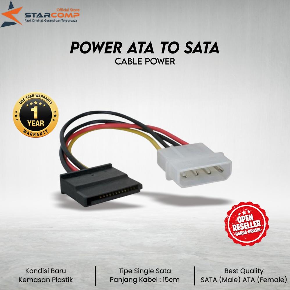 Kabel Power ATA To SATA