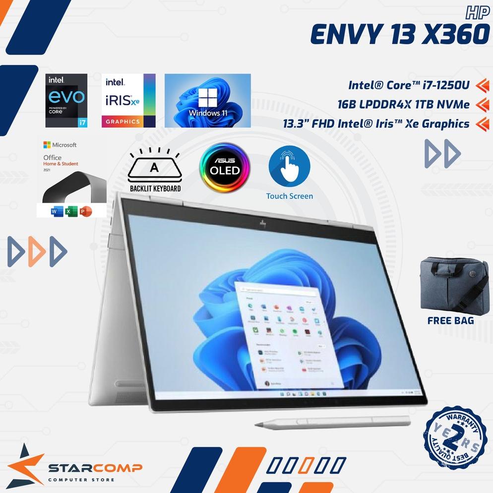 HP Envy X360 13 BF0107TU i7-1250U EVO 16GB 1TB SSD 13.3" OLED Touch Stylus