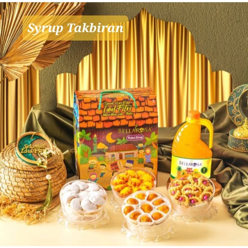Hampers Parcel Kue Lebaran Bellarosa Syrup Coklat