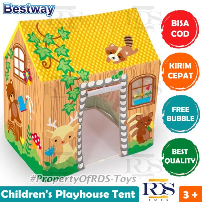 Terlaris Bestway Tenda Mainan Bermain Anak Rumah Rumahan Playhouse 52007