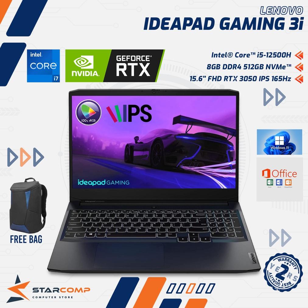 Lenovo IdeaPad Gaming 3 15IAH7 Core i5-12500H 8GB 512 SSD RTX 3050 4G
